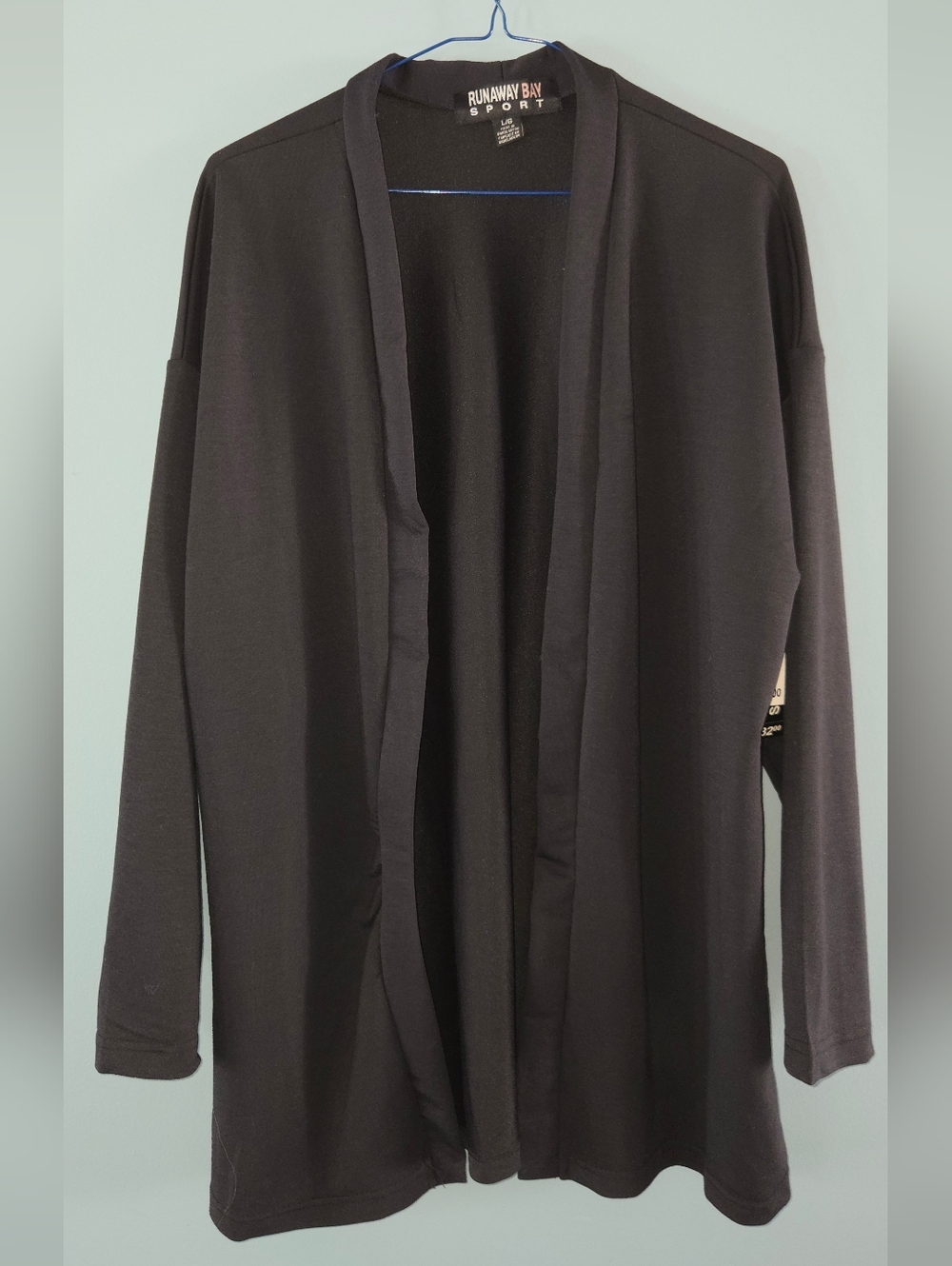 Open Front Black Cardigan NWT